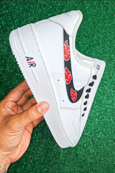 Pre-owned Nike ?  Air Force 1 07 White Naruto Anime Custom /girls Gs Women Men Af1 Unisex