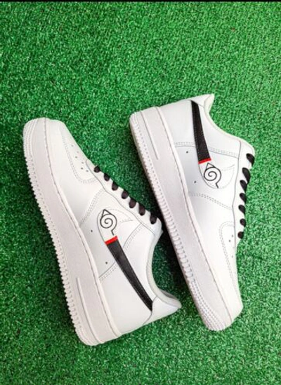 Pre-owned Nike ?  Air Force 1 07 White Naruto Anime Custom /girls Gs Women Men Af1 Unisex