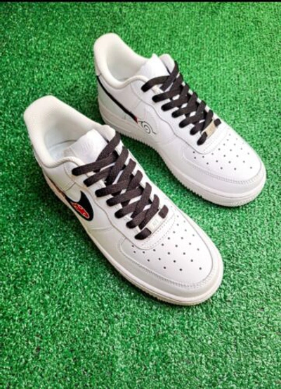 Pre-owned Nike ?  Air Force 1 07 White Naruto Anime Custom /girls Gs Women Men Af1 Unisex