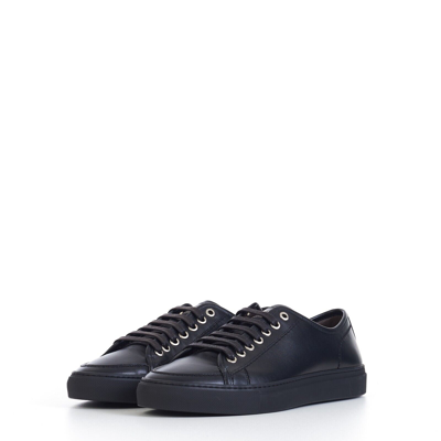 Pre-owned Brioni 730$ Black Nappa Leather Primevera Sneakers