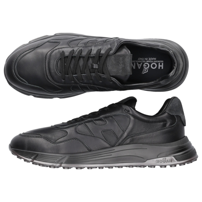 Shop Hogan Sneakers Black Hyperlight