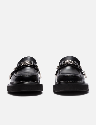 Shop Toga Virilis Classic Bumper Loafers In Black
