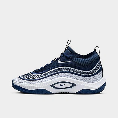 Shop Nike Cosmic Unity 3 Team Basketball Shoes In Midnight Navy/white/white