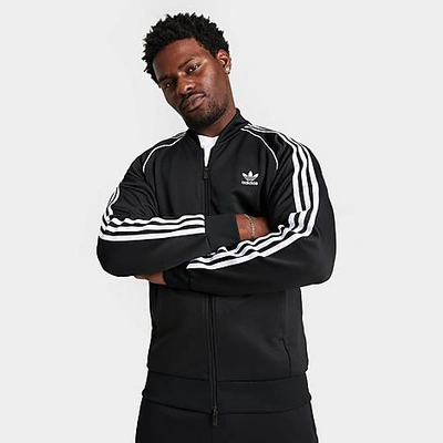 Shop Adidas Originals Adidas Men's Originals Adicolor Classics Superstar Lifestyle Track Jacket In Black/white