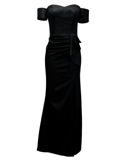dress the population logan off the shoulder Logan Dress