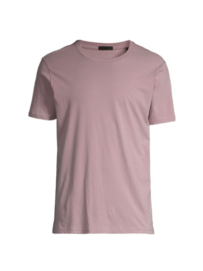 Shop Atm Anthony Thomas Melillo Men's Short-sleeve Regular Fit Stretch T-shirt In Deep Lilac