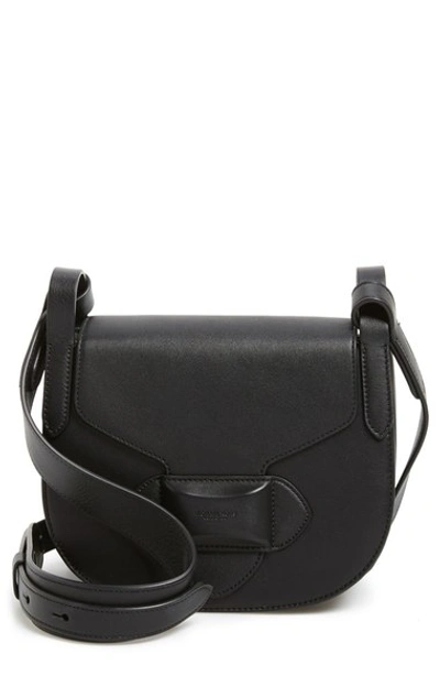 Shop Michael Kors 'small Daria' Leather Crossbody Bag In Black