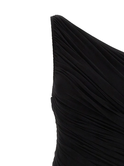 Shop Norma Kamali Diana Gown Dresses Black