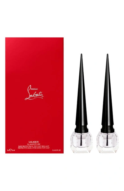 Shop Christian Louboutin Lalaque La Manucure La Base & La Top Coat Set