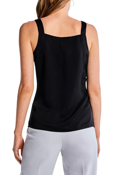 Shop Nic + Zoe Elevated Woven Camisole In Black Onyx
