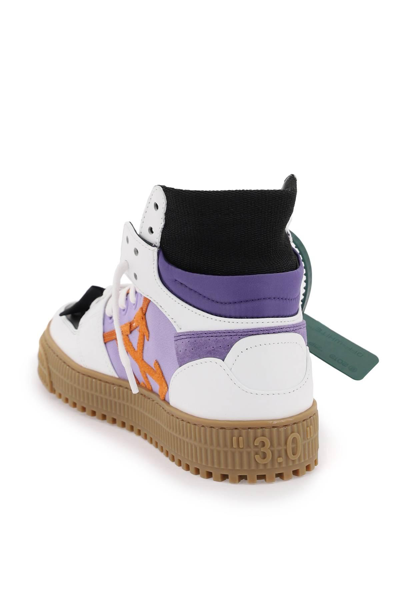 Shop Off-white '3.0 Off-court' Sneakers In White,black,purple
