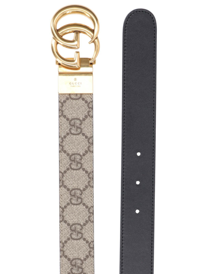 Shop Gucci Gg Marmont Reversible Belt