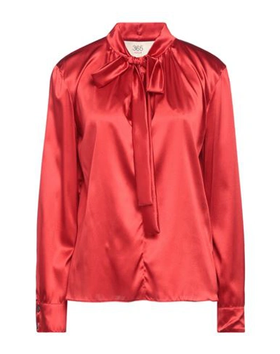 Shop Jucca Woman Top Red Size 8 Silk, Elastane