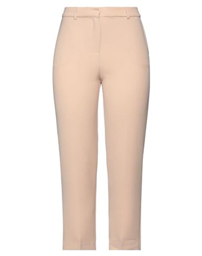 Gattinoni Woman Pants Beige Size 10 Polyester, Elastane In Beige