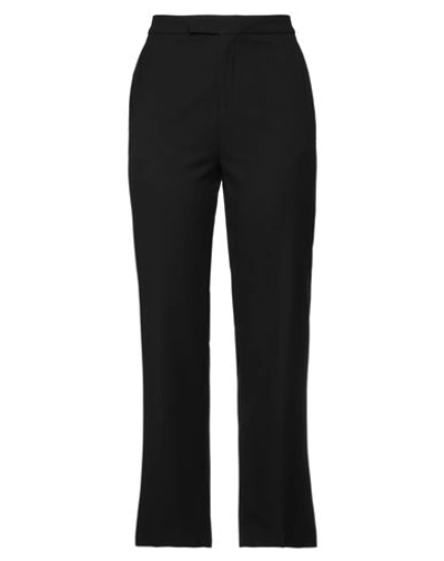 Isabelle Blanche Paris Woman Pants Black Size L Polyester, Viscose, Wool, Elastane In Black