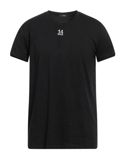 Shop 14bros Man T-shirt Black Size M Cotton