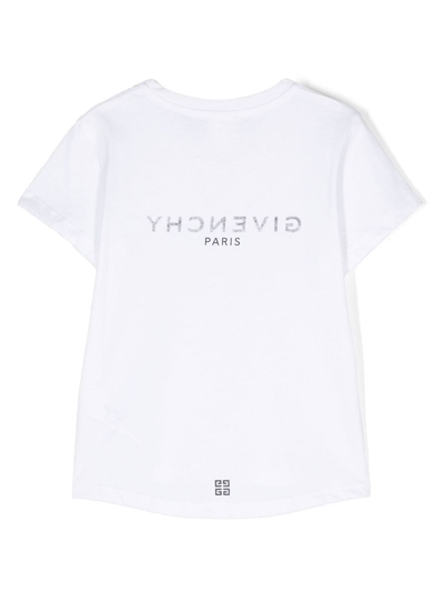 Shop Givenchy Kids T-shirt In White