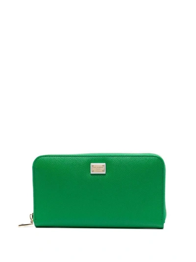 Shop Dolce & Gabbana Portfolio Accessories In Green