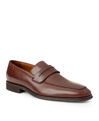 Shop Bruno Magli Men's Raging Penny Slip-on Shoes In Cognac