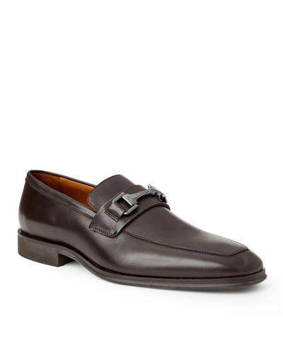 Shop Bruno Magli Men's Raging Bit Slip-on Shoes In Brown