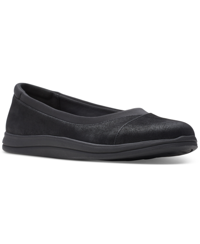 Shop Clarks Women's Breeze Ayla Round-toe Slip-on Flats In Black