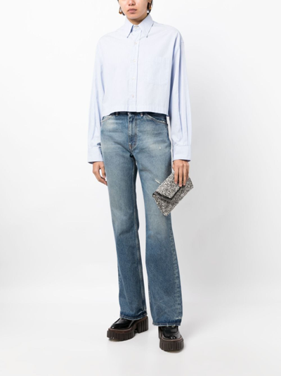 Stella Mccartney Graphic-print Crossbody Bag In White