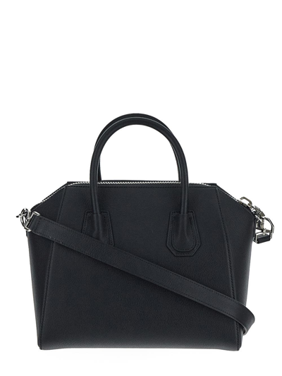 Shop Givenchy Antigona Small Bag In Black