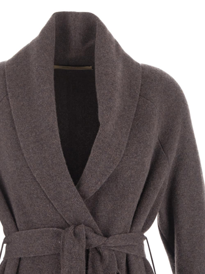 Shop Gentryportofino Wool Coat In Grey