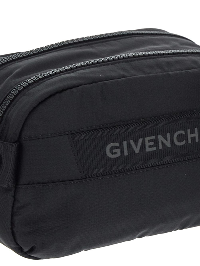 Shop Givenchy G-trek Toilet Pouch In Black