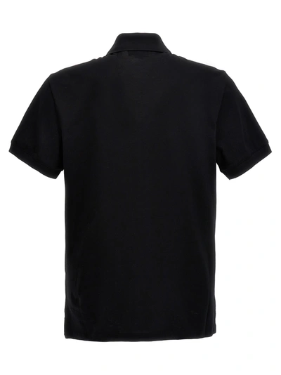 Shop Alexander Mcqueen Logo Band  Shirt Polo Black