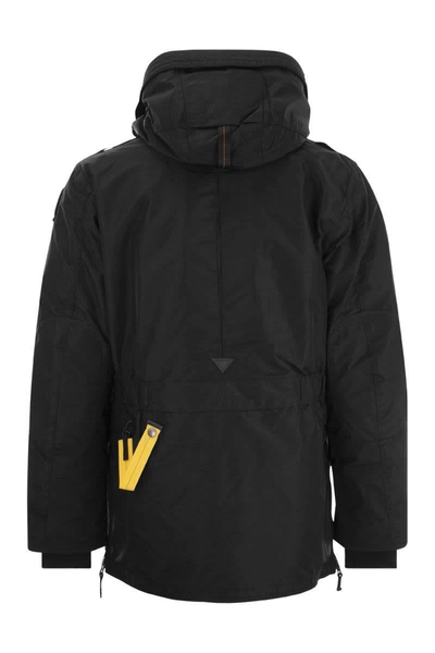 Shop Parajumpers Kodiak - Hooded Jacket In Black