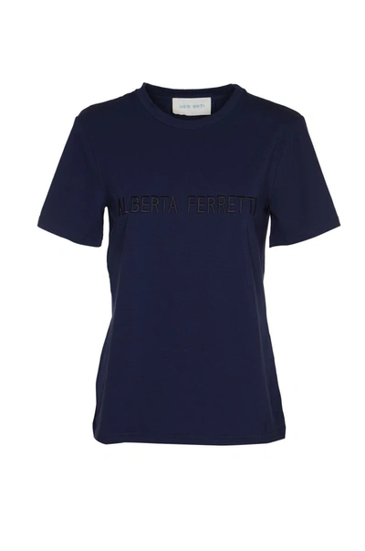 Shop Alberta Ferretti T-shirts And Polos Blue