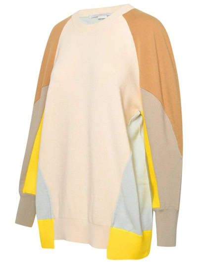 Shop Stella Mccartney Brown Wool Oversize Sweater