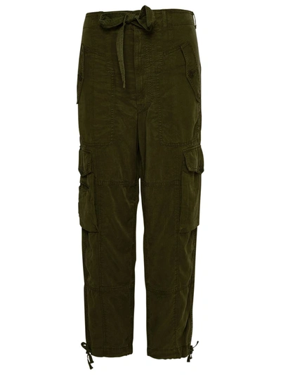 Shop Polo Ralph Lauren Green Lyocell Blend Pants