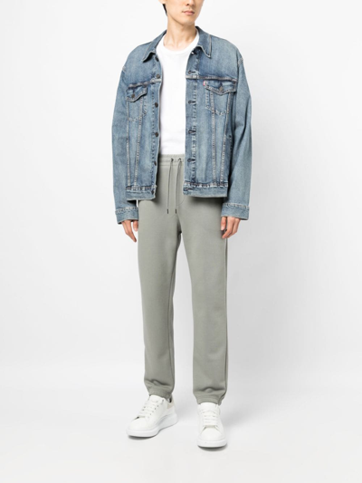 Polo Ralph Lauren Polo Pony-embroidered Drawstring Track Pants In Grey