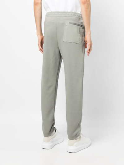 Shop Polo Ralph Lauren Polo Pony-embroidered Drawstring Track Pants In Grey