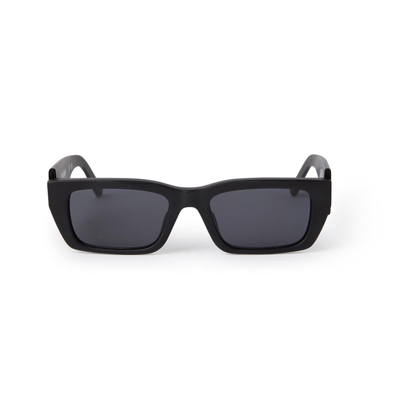 Shop Palm Angels Palm Square Frame Sunglasses In Black