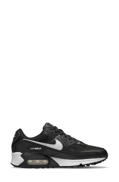 Shop Nike Air Max 90 Sneaker In Black/ White-black
