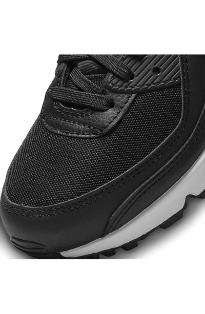 Shop Nike Air Max 90 Sneaker In Black/ White-black