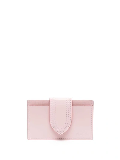 Shop Jacquemus Le Bambino Credit Card Case In Pink