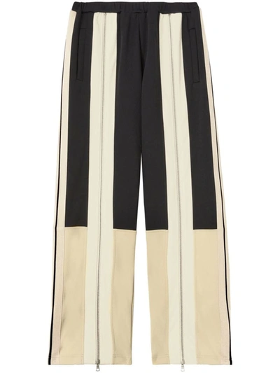 Shop Palm Angels Zipped Track Pants In Black