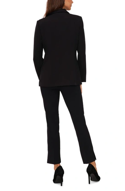 Halogen Single Button Blazer In Rich Black