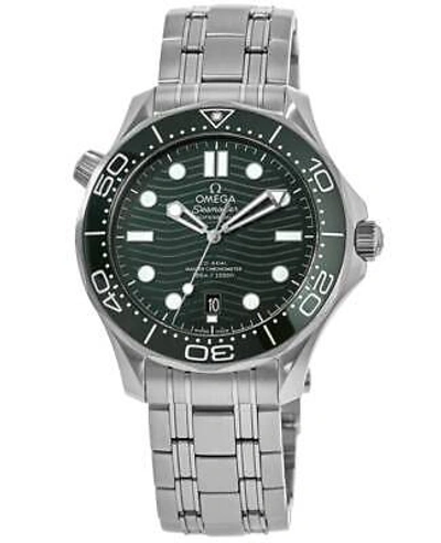 Pre-owned Omega Seamaster Diver 300m Automatic Green Men's Watch 210.30.42.20.10.001