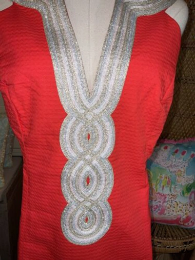 Pre-owned Lilly Pulitzer Valli Stretch Dress Ruby Red ❤️‍? Size 14, 16