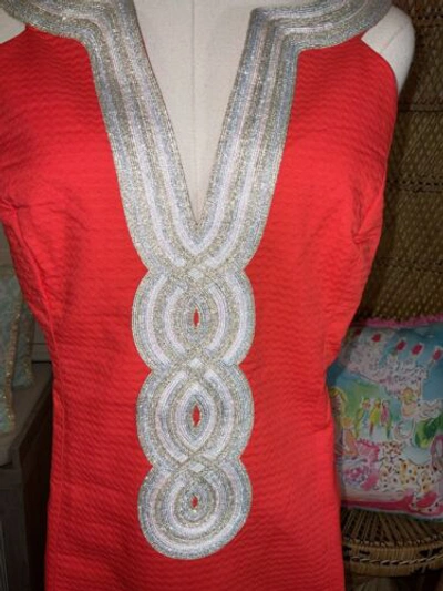 Pre-owned Lilly Pulitzer Valli Stretch Dress Ruby Red ❤️‍? Size 14, 16