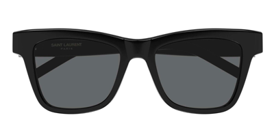 Pre-owned Saint Laurent Sl M106 Black/grey Polarized (005) Sunglasses