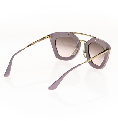 Pre-owned Prada Cinema Iconic Sunglasses 09q Opal Pink Gold Aviator Cat Gradient Pr09qs In Tkp-4k0