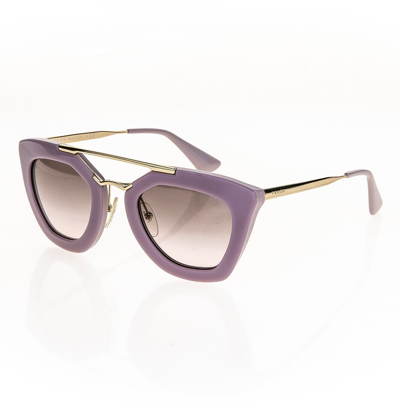 Pre-owned Prada Cinema Iconic Sunglasses 09q Opal Pink Gold Aviator Cat Gradient Pr09qs In Tkp-4k0