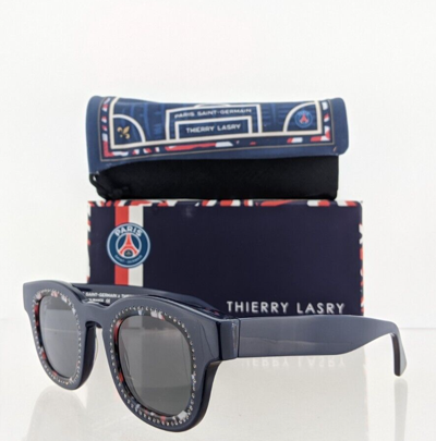 Pre-owned Thierry Lasry Brand Authentic  Sunglasses 217 Paris Saint Germain 45mm Frame In Gray