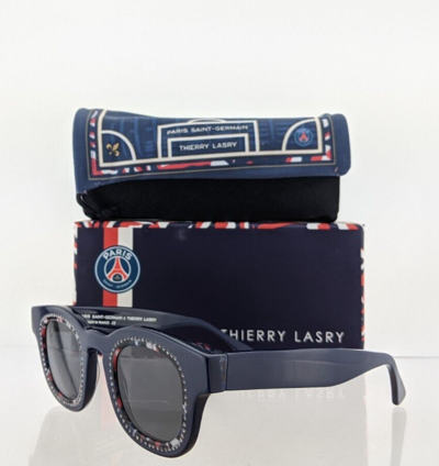 Pre-owned Thierry Lasry Brand Authentic  Sunglasses 217 Paris Saint Germain 45mm Frame In Gray